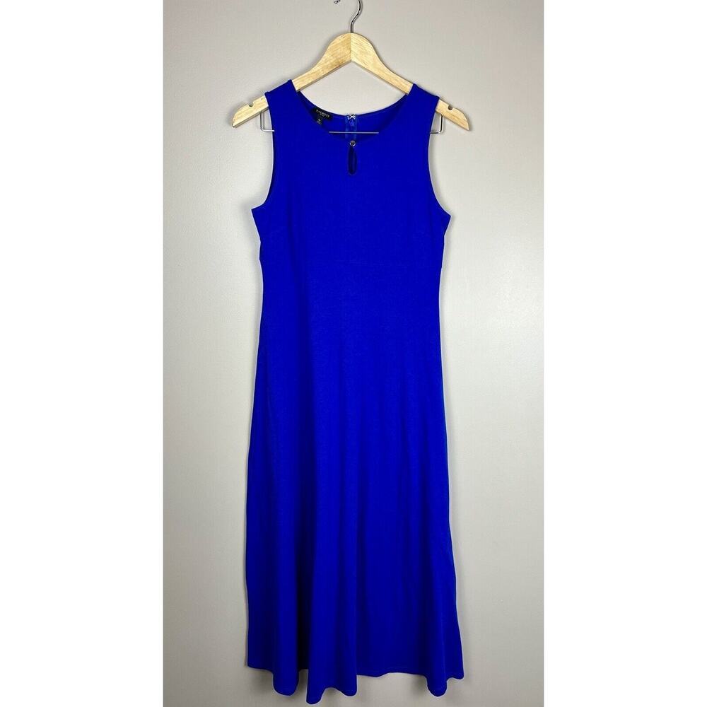 Talbots Petites Midi Dress Women’s Small Cobalt Blue Stretch